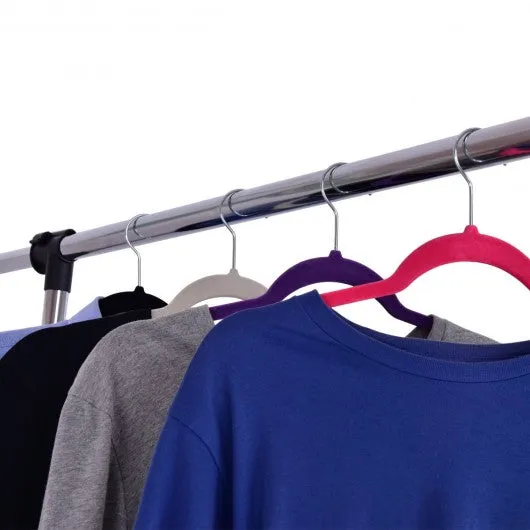 2 Rod Garment Rack Adjustable Clothes Hanger