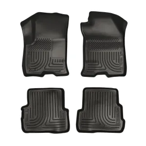 2008-2011 Ford Focus Front & 2nd Seat Floor Liners - Black