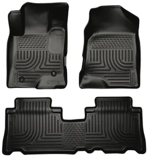 2012-2014 Chevrolet Captiva Sport Front & 2nd Seat Floor Liners - Black