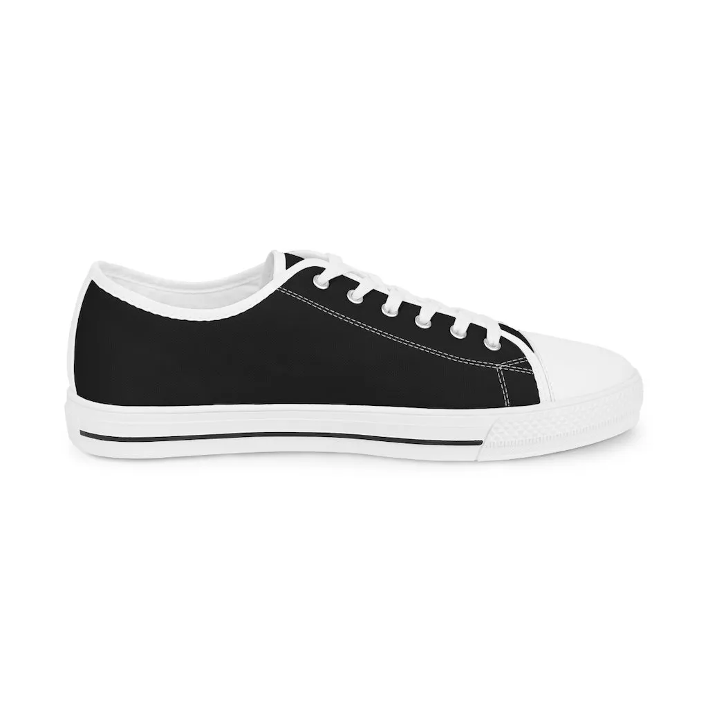 33rd Degree Scottish Rite Sneaker - Wings Up Low Top Black & White