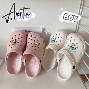 Aiertu Korean Women Casual Garden Clogs Waterproof Shoes Beach Platform Slippers For Woman Personalized Sandals Streetwear Shoes