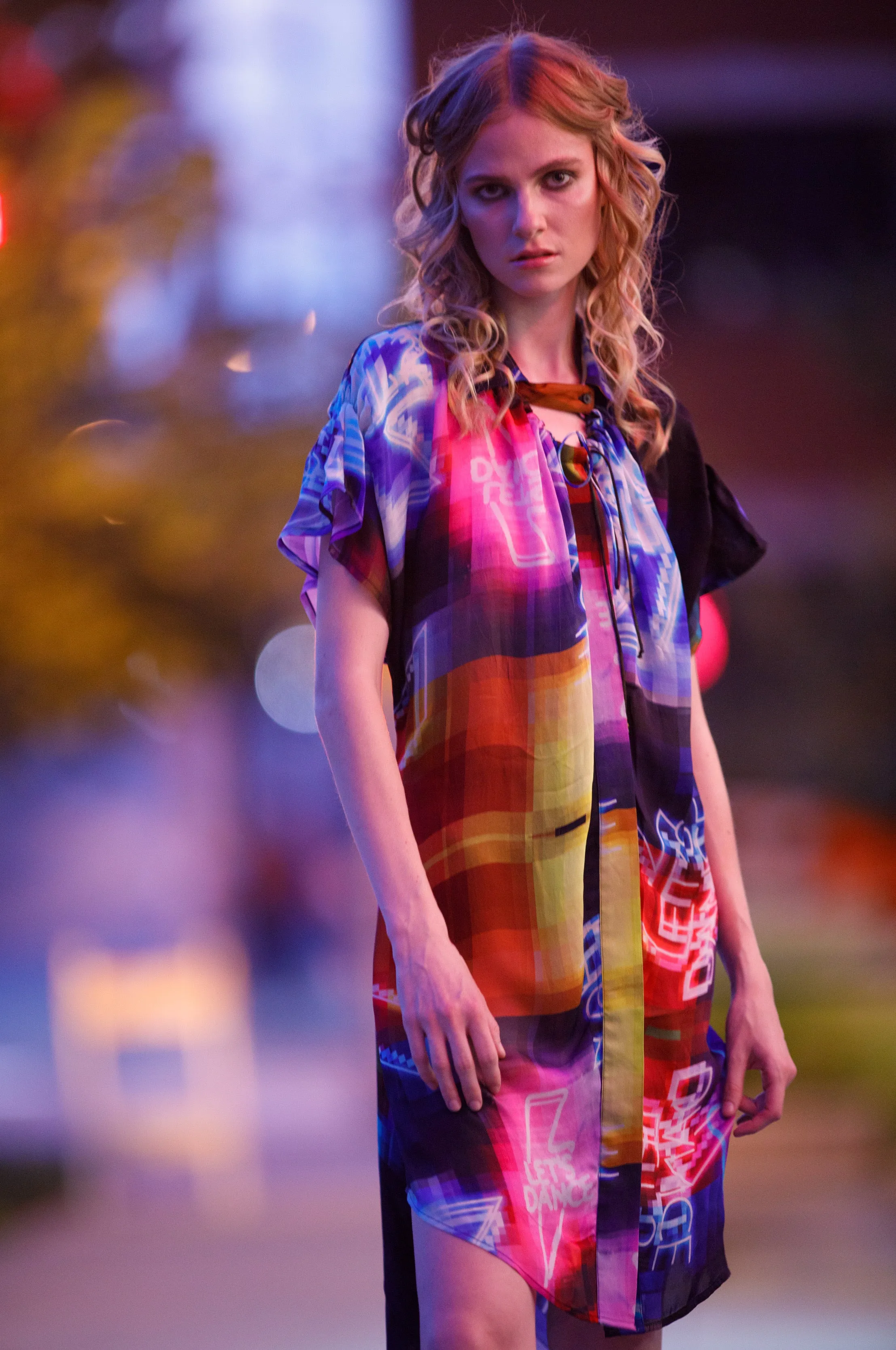 Any Old Iron Lets Dance Shirt Dress