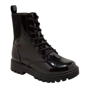 ART CLASS - Glitter Zipper Lace Up Combat Boots