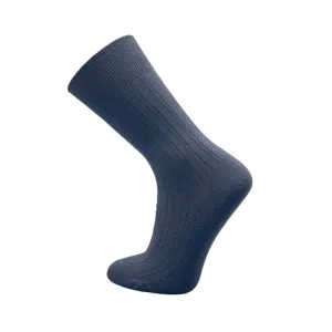 Bamboo Dress "Vertical Cable Links" Diabetic Socks by Wellness - Medium