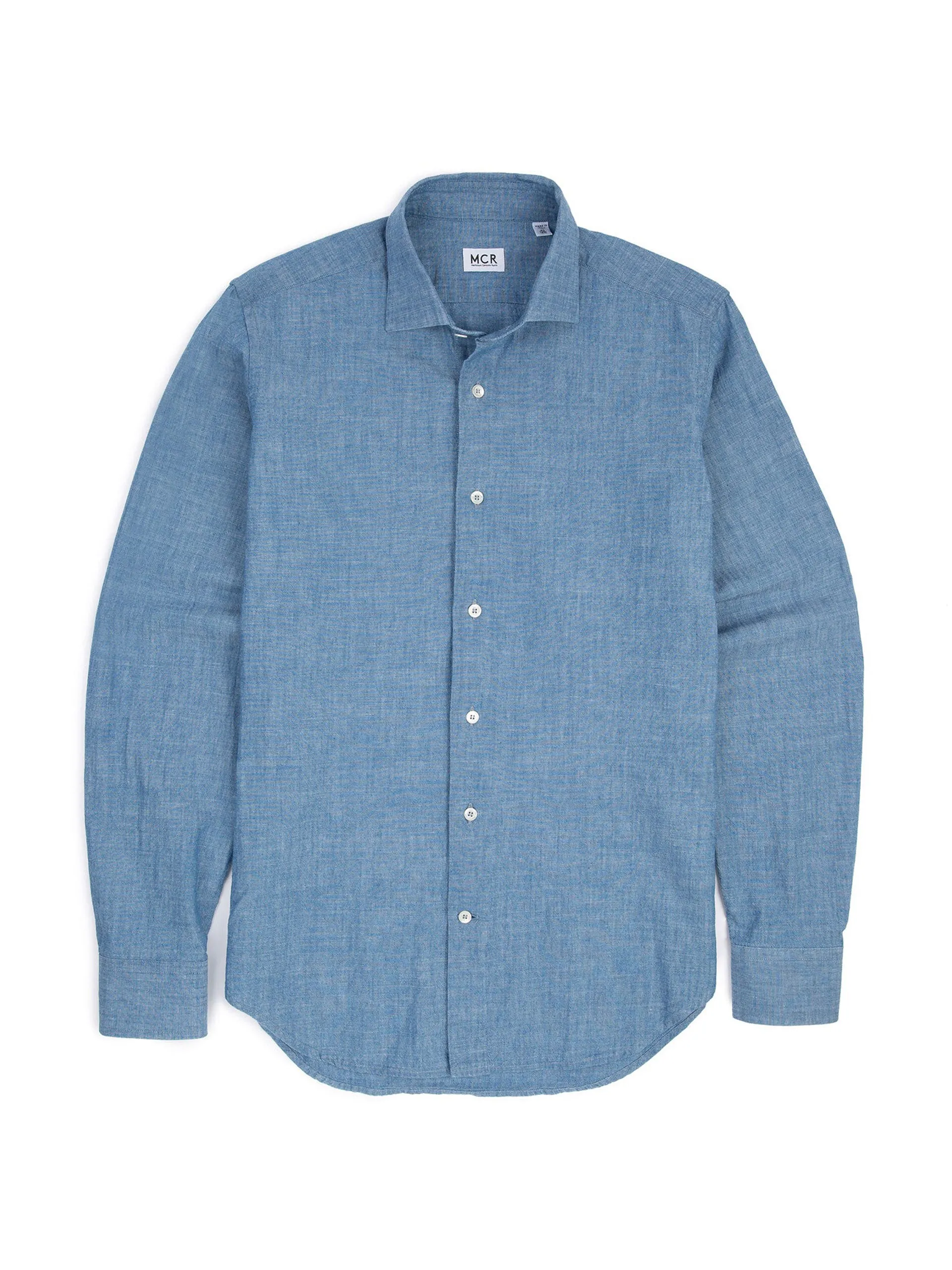 Blue slim shirt