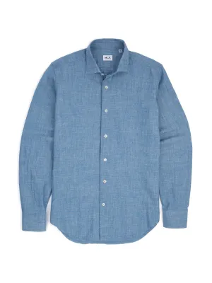 Blue slim shirt