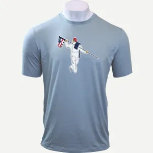 Butter T - American Looper Blue Fog Heather