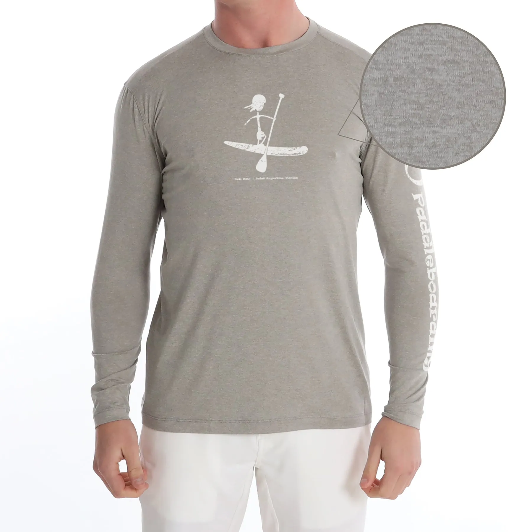Butter T LS Stick Paddler - Grey Heather