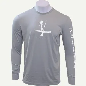 Butter T LS Stick Paddler - Grey Heather