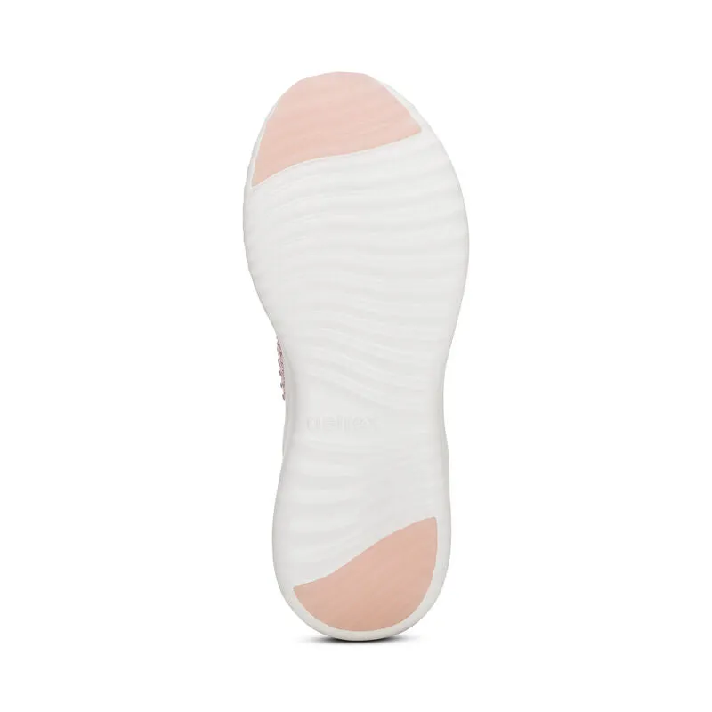 Carly Sparkle Lace Up Sneaker in Pink