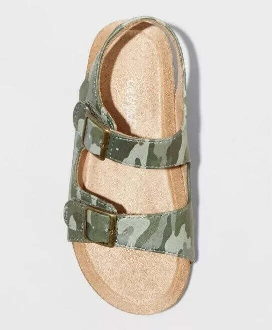 CAT & JACK - Kids - Camo Print Footbed Sandals