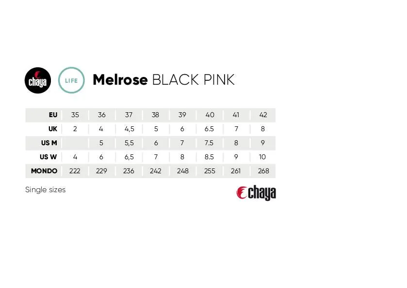 Chaya Melrose Skate - Black/Pink
