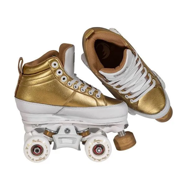 Chaya Park Kismet Barbie Patin Gold Roller Skates