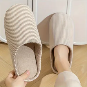 ComfySlip Slippers - Odor-Resistant, Ultra-Breathable, Exceptionally Comfortable, Slip-Resistant, and Durable - Suitable for Both Men and Women, Solid Color Design, Perfect for Casual Home Wear, Ideal for Indoor Use