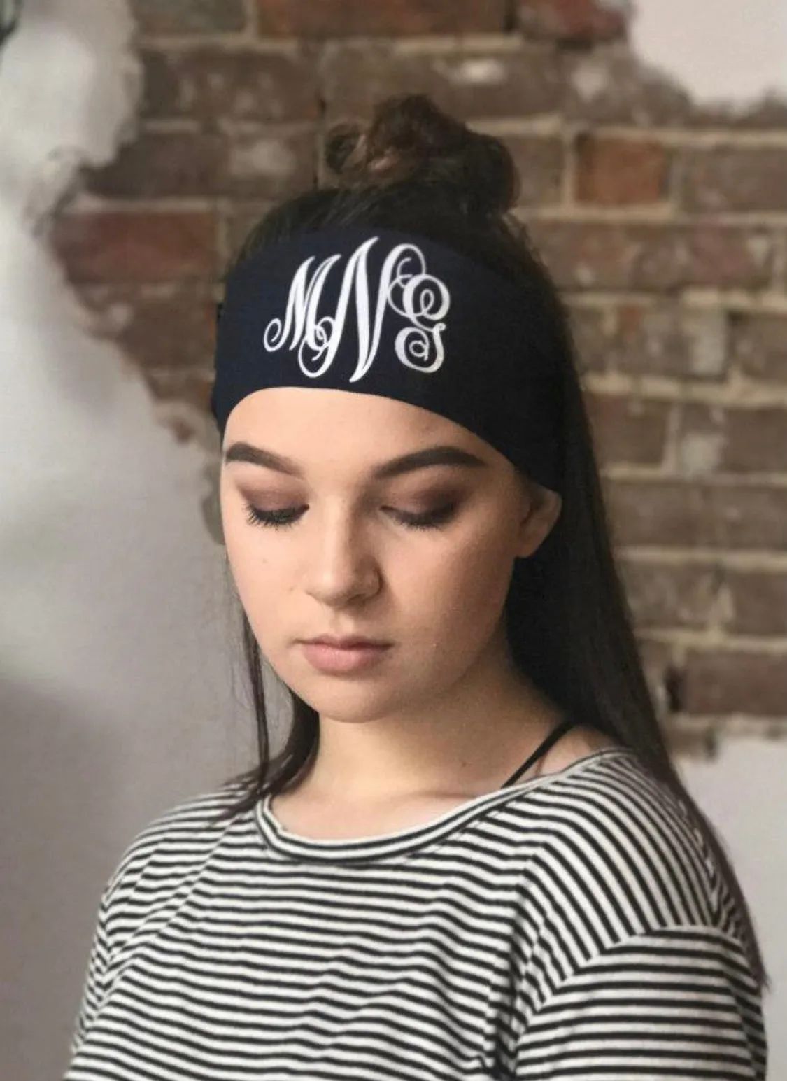 CUSTOM monogrammed yoga headbands