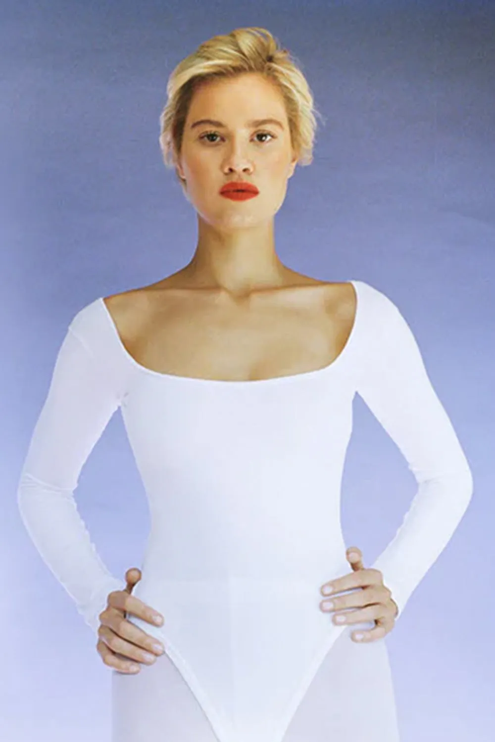 EL TIGRE LONG SLEEVE BODYSUIT | WHITE
