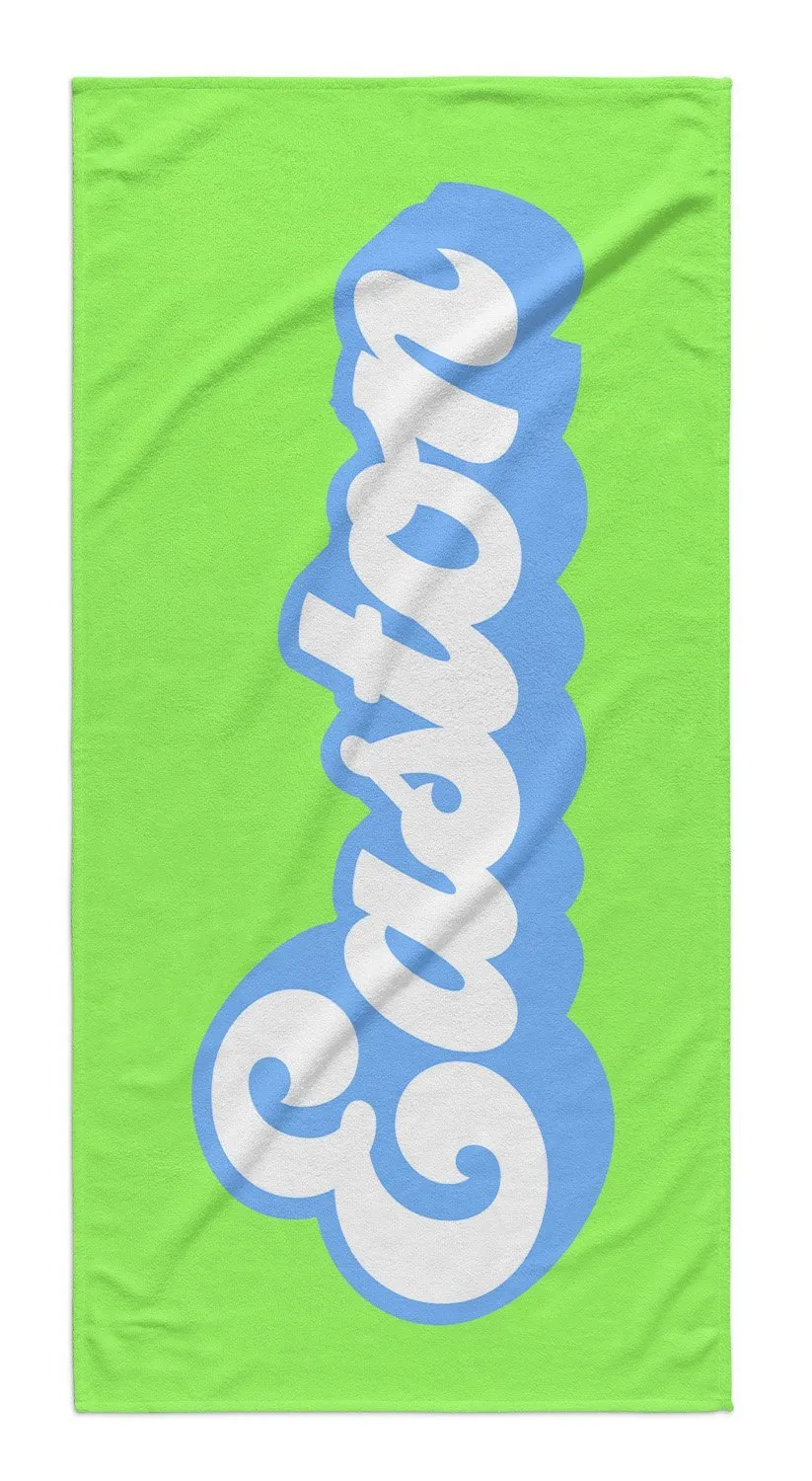 FEELIN' GROOVY PERSONALIZED  PREMIUM TOWEL