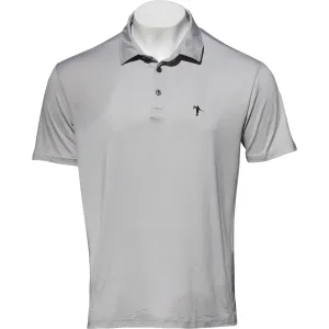 GAMER ICON POLO - PLATINUM HEATHER