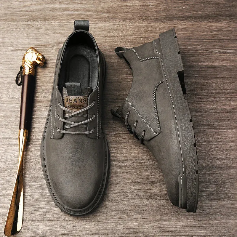 Hnzxzm Brand Men Shoes Luxury Quality Fashion Dress Shoes Casual Comfortable Retro Business Leather Shoes for Men Handmade Shoes
