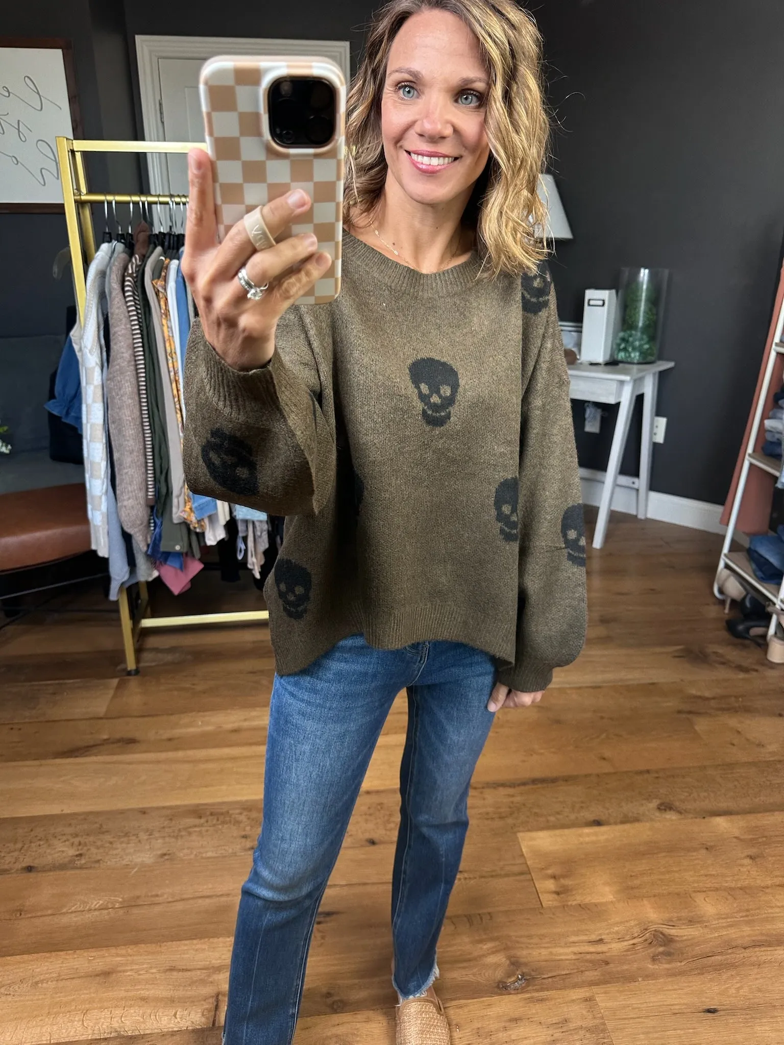 In My Bones Skull Knit Sweater - Multiple Options