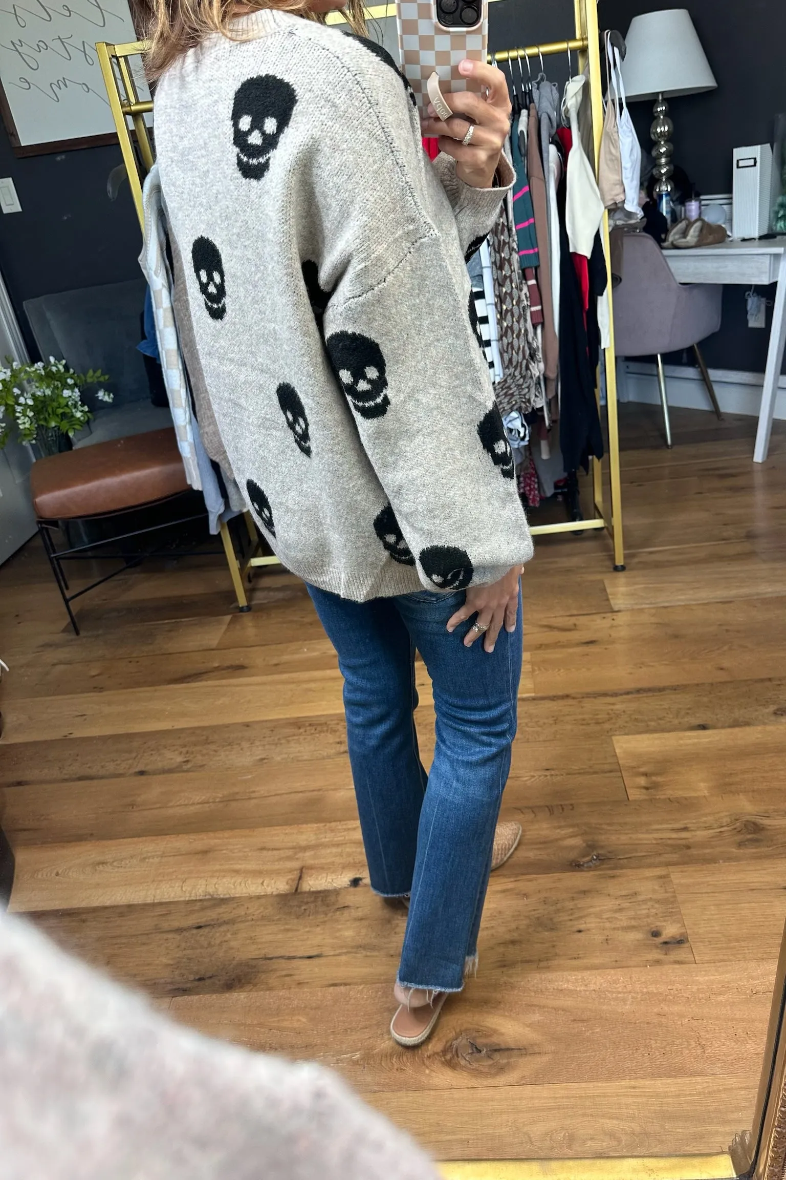In My Bones Skull Knit Sweater - Multiple Options
