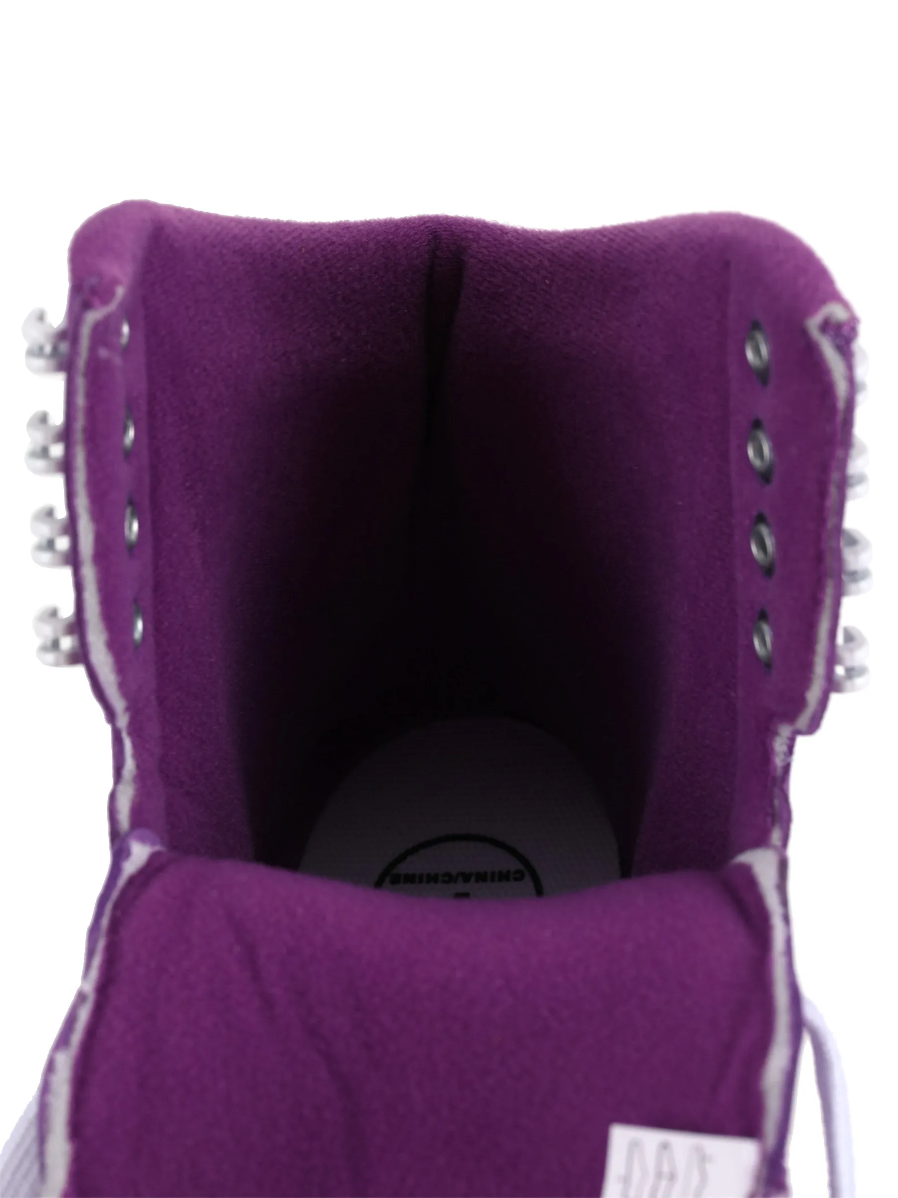 Jackson Vista Purple Nylon Viper Roller Skates (NO WHEELS OR BEARINGS)