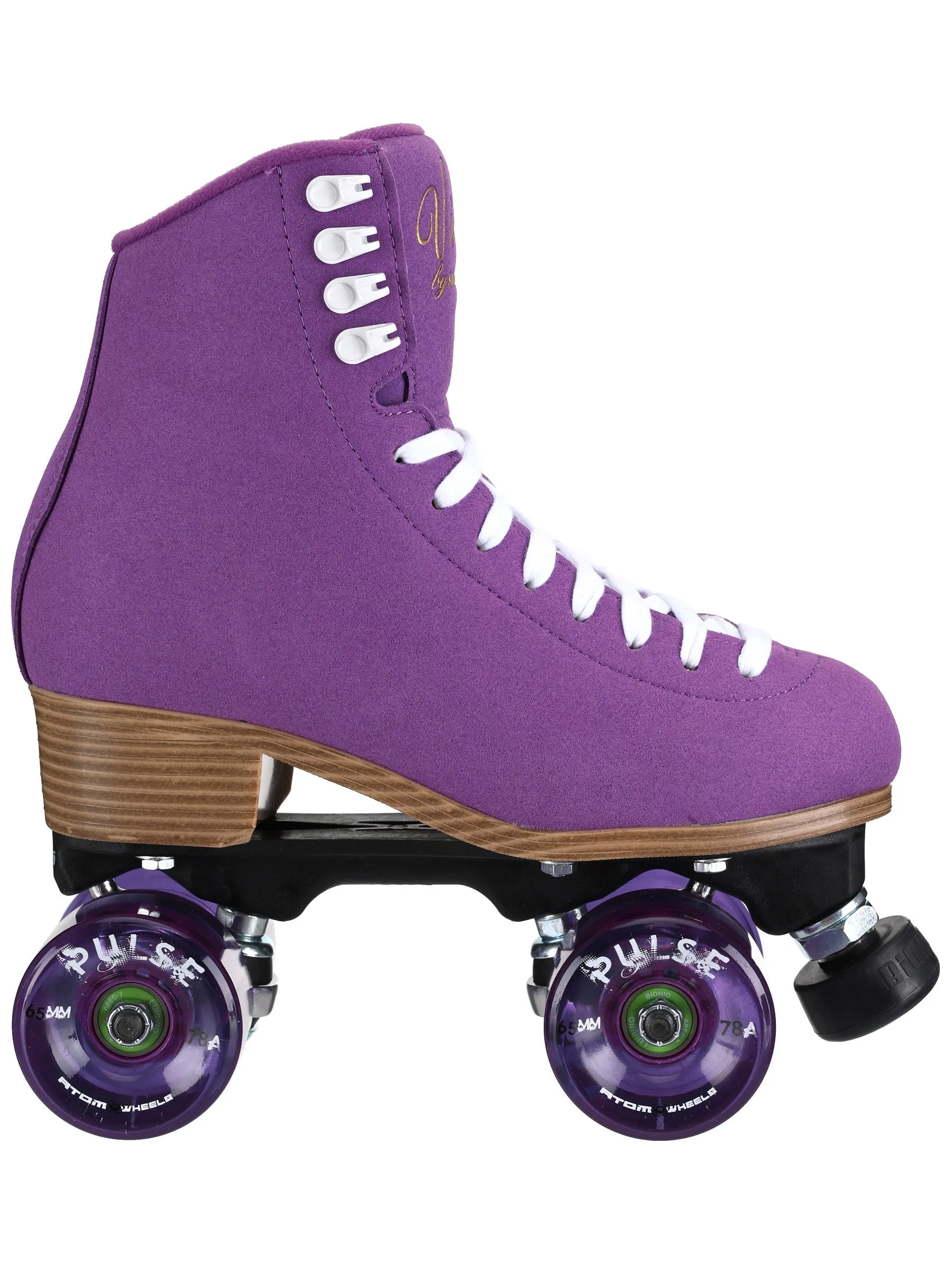 Jackson Vista Purple Nylon Viper Roller Skates (NO WHEELS OR BEARINGS)