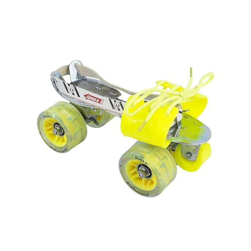 JJ Jonex Professional with Brake Adjustable Quad Roller Skates | 6-15 Years (MYC)