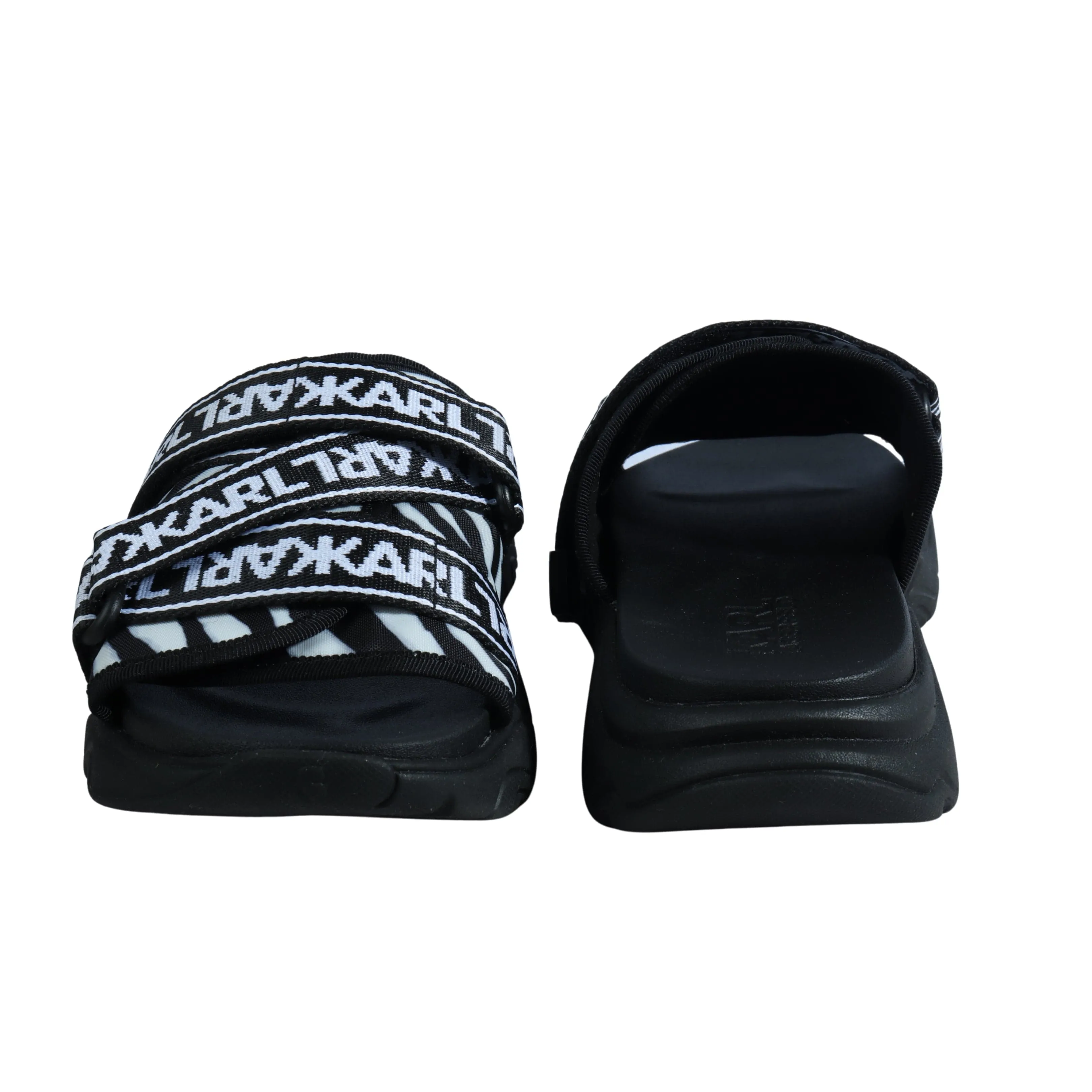 KARL LAGERFELD -  Logo Strap Platform Slipper