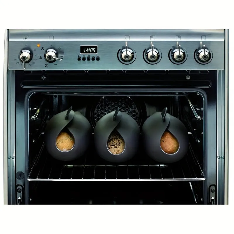 kkboxly 1pc Ultimate Kitchen Companion - Multifunctional Silicone Bread Maker, Vegetable Steamer, Non-Stick Baking Pan, and Toaster with Easy Food Release, Space-Saving Design, and Heat-Resistant Handle