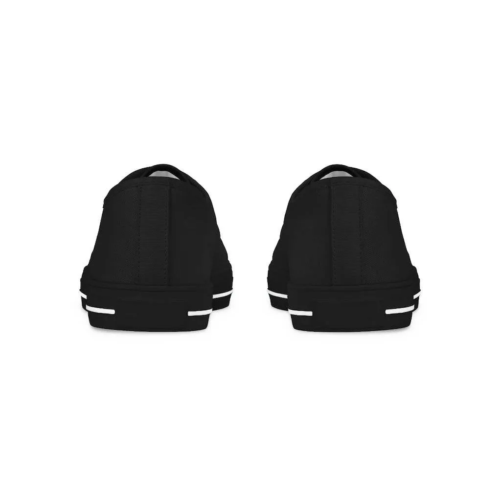 Knights Templar Commandery Sneaker - Low Top Black & White