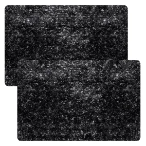Kuber Industries Door Mat | Dust Trapper Mat | Door Entrance Mat | Anti-Skid Door Mat | Floor Mat for Home Entrance | Lexus Home Decor Mat | Entryway Door Mat | Pack of 2 | Gray