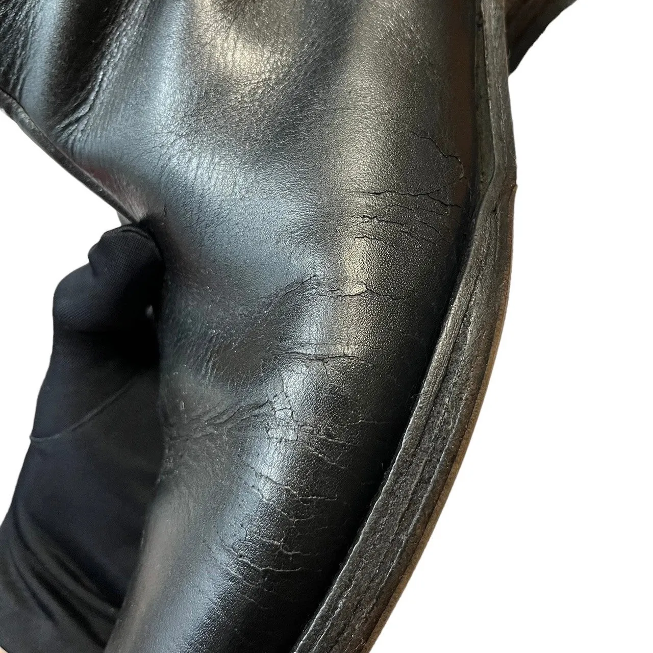 Maison Martin Margiela メゾンマルタンマルジェラ アーティザナル スクエアトゥサイドジップブーツ