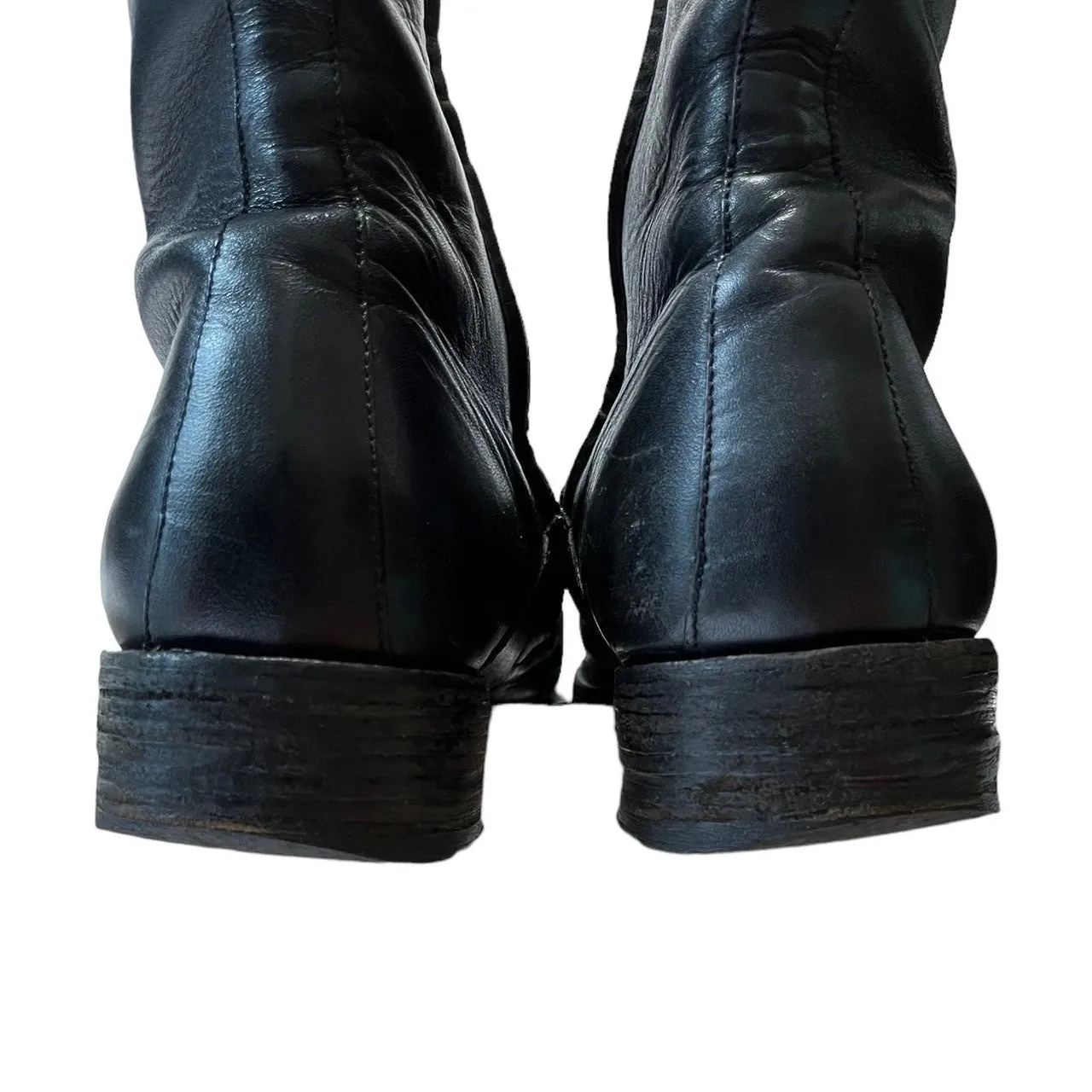 Maison Martin Margiela メゾンマルタンマルジェラ アーティザナル スクエアトゥサイドジップブーツ