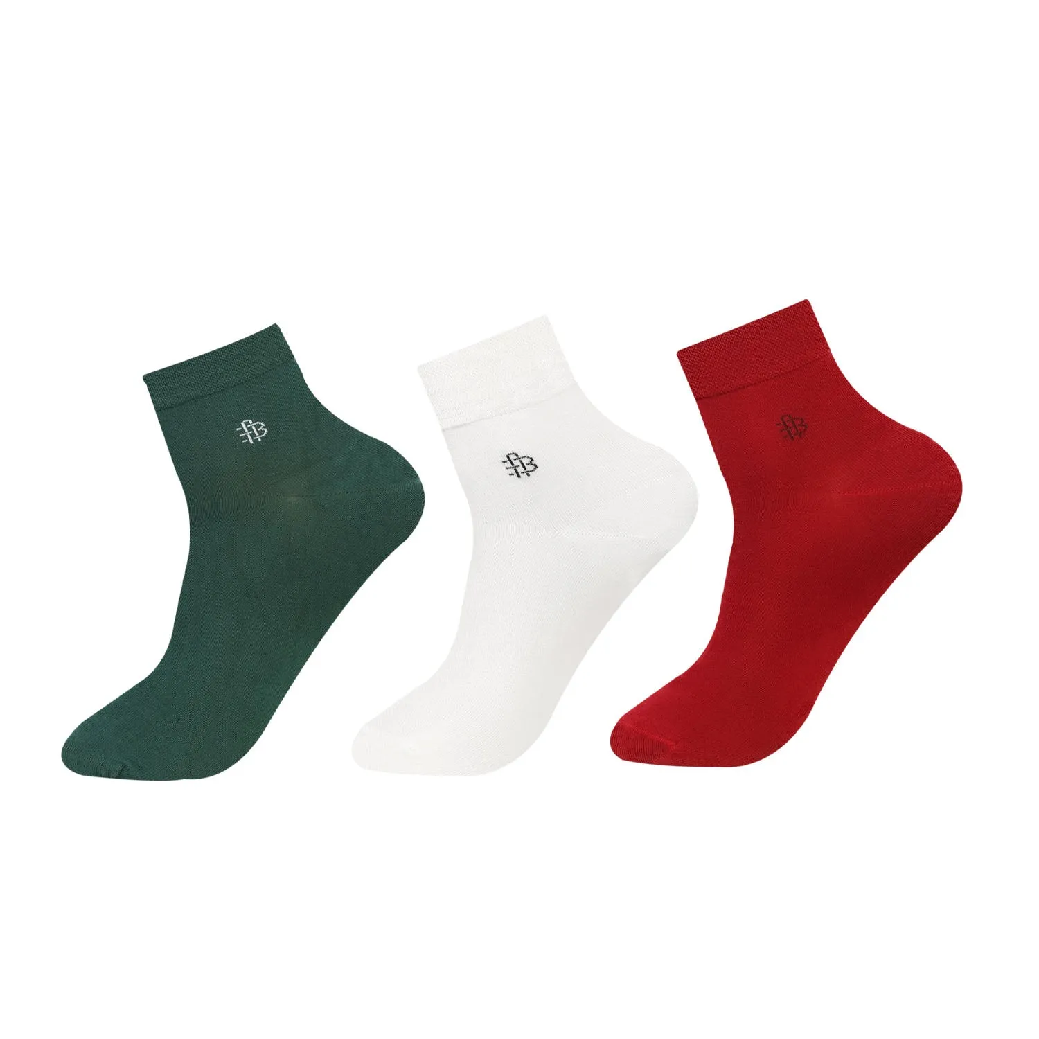 Men's Bamboo Ankle Socks | Assorted - Pack of 3