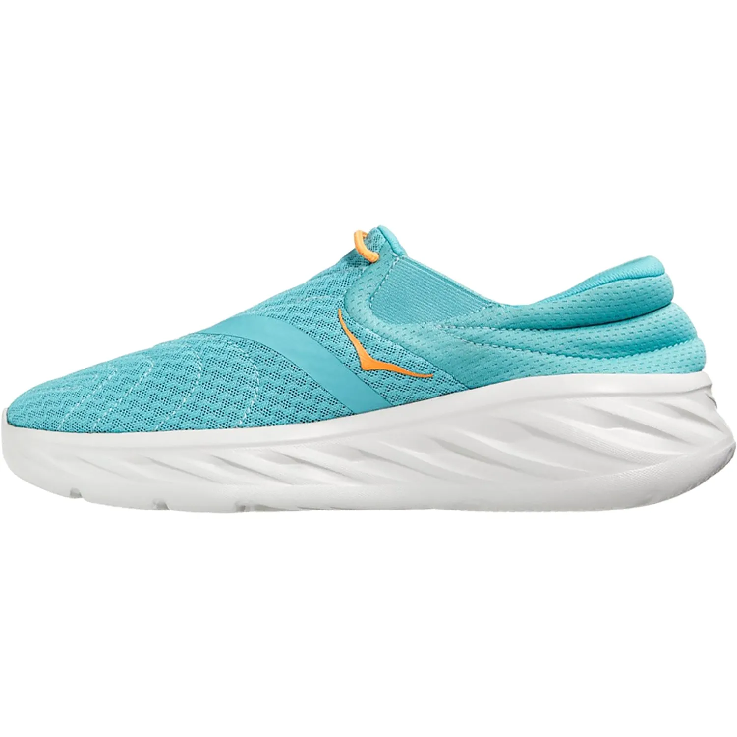 Men's Hoka Ora Recovery Shoe 2 Aquarelle/Blazing Orange Mesh