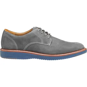 Men's Johnston & Murphy Upton Plain Toe Grey Nubuck