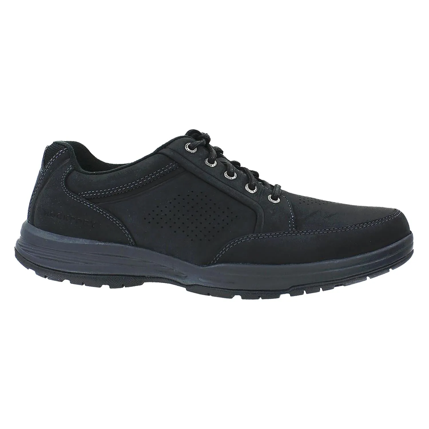 Men's Rockport Mudguard Black Oiled Nubuck