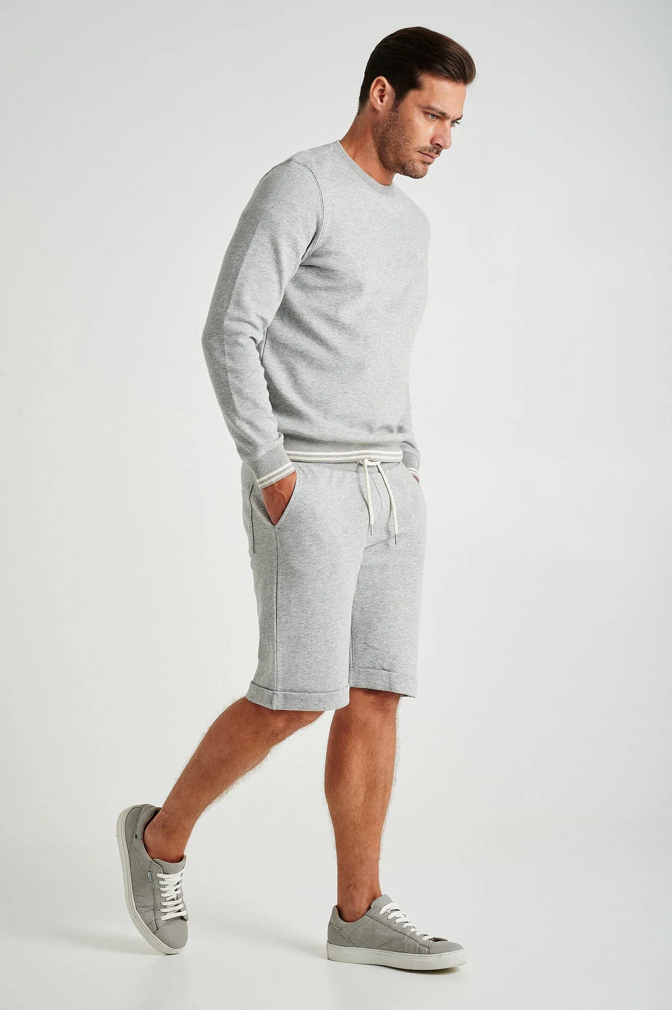 Men's sportswear shorts from organic cotton capsule collection