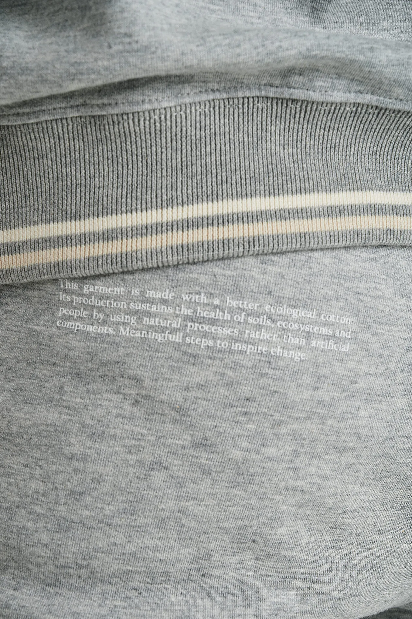 Men's sweatshirt from organic cotton capsule collection
