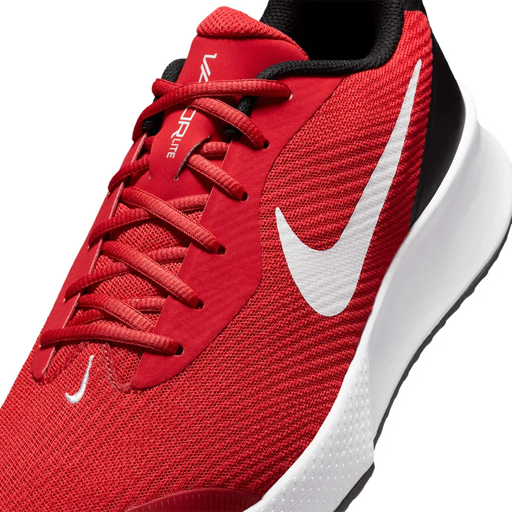 Men`s Vapor Lite 3 Tennis Shoes University Red and White