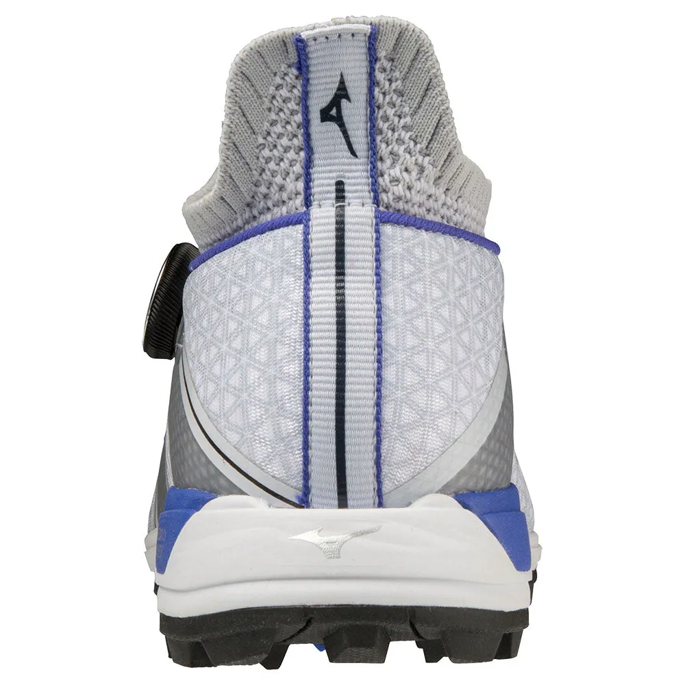 Mizuno Wave Hazard Boa Spikeless Waterproof Shoes - White/Blue