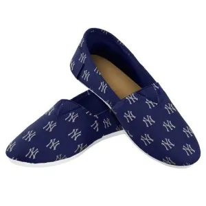 MLB New York Yankees Womens Canvas Shoes