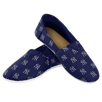 MLB New York Yankees Womens Canvas Shoes