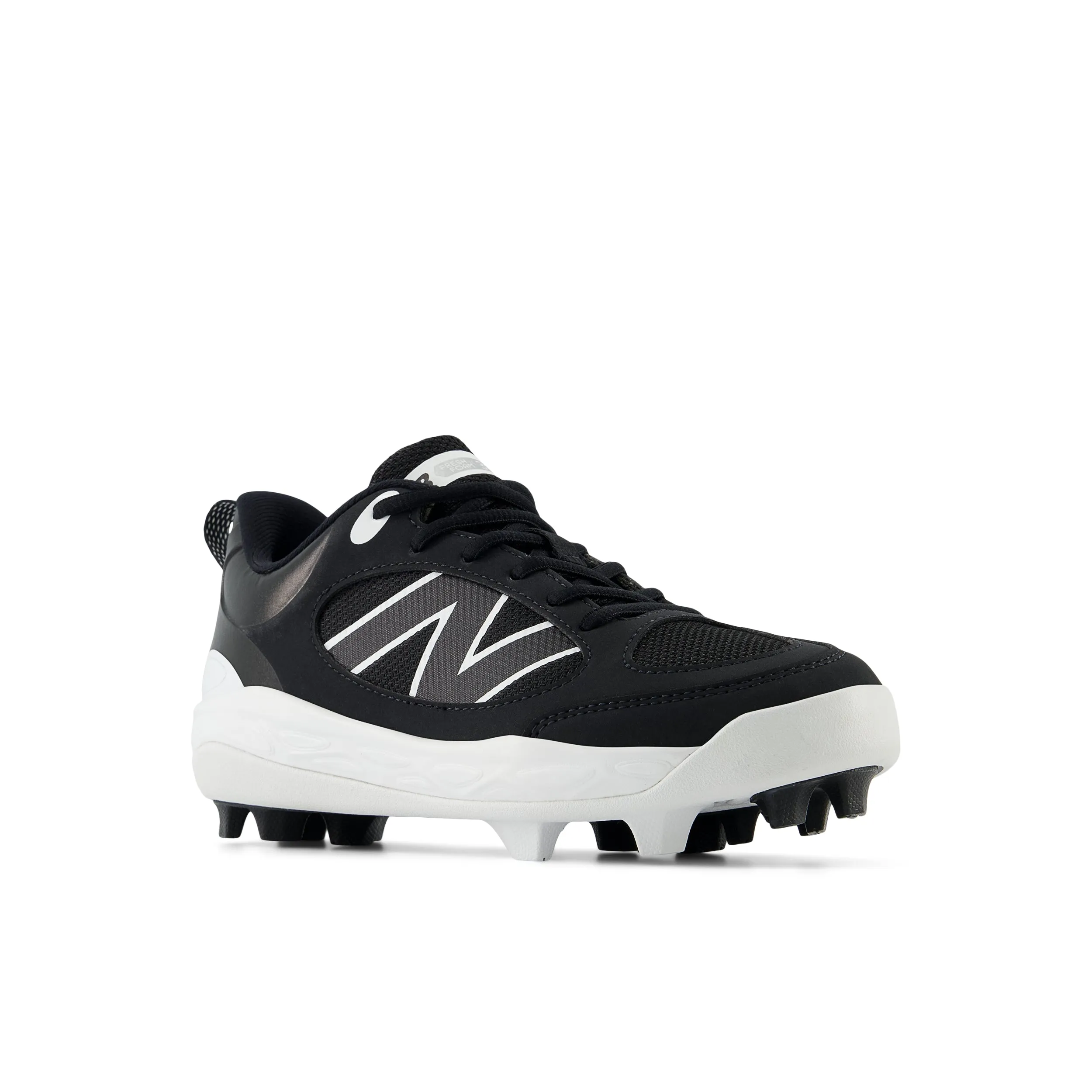 New Balance Youth J3000 V7 Moulded Cleats - Black - M Fit
