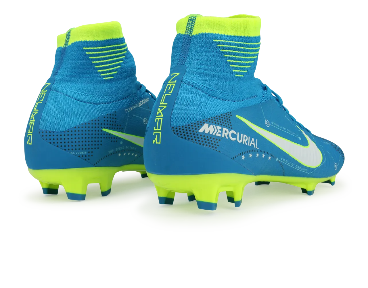 Nike Kids Mercurial Superfly DF Neymar Jr FG Blue Orbit/White