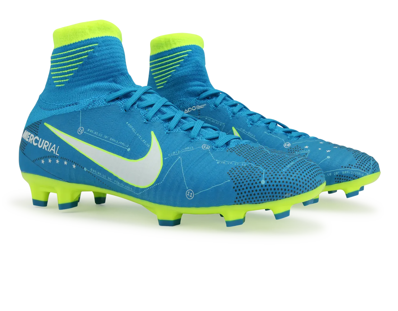 Nike Kids Mercurial Superfly DF Neymar Jr FG Blue Orbit/White