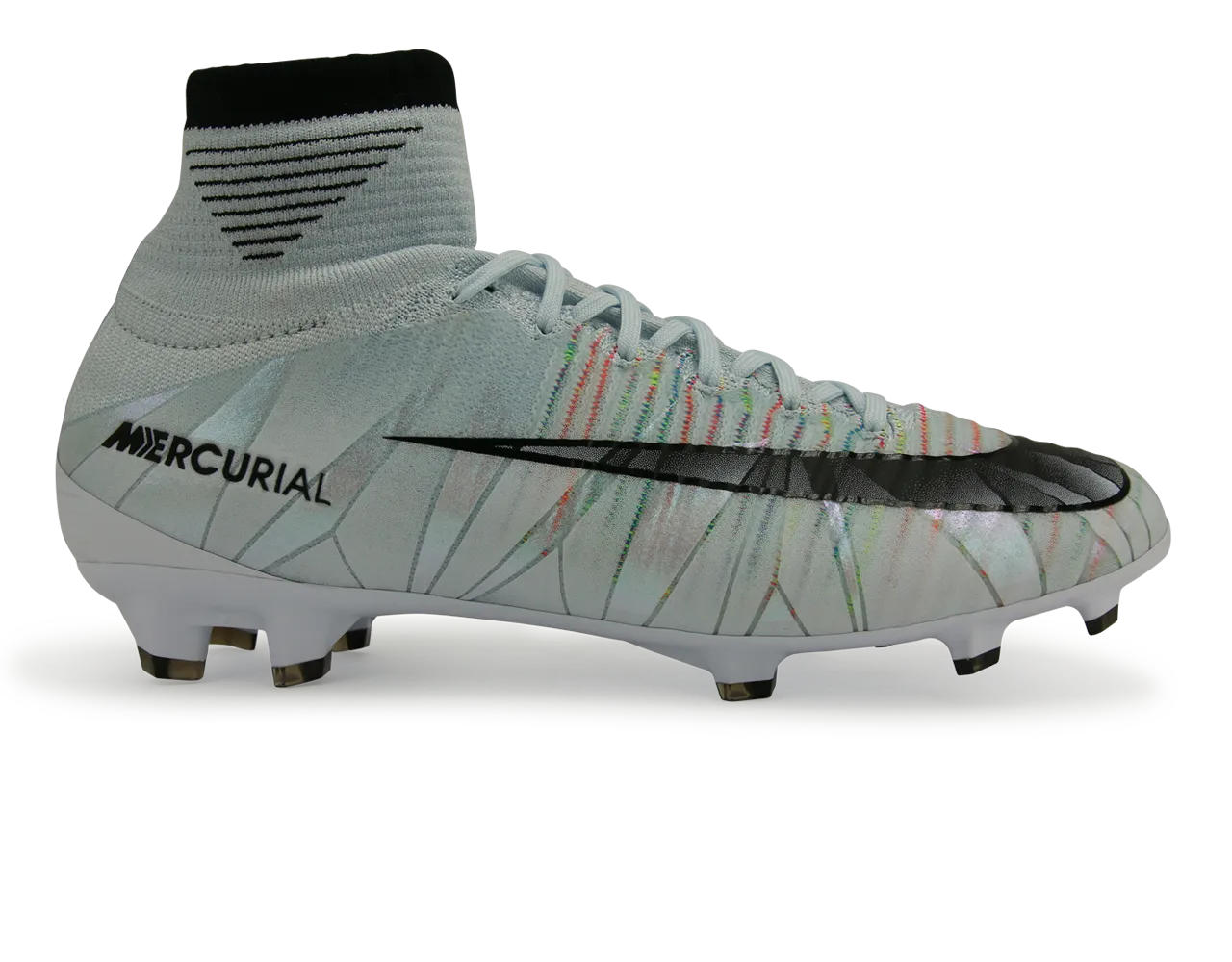 Nike Kids Mercurial Superfly V CR7 Dynamic Fit  FG Blue Tint/Black/White