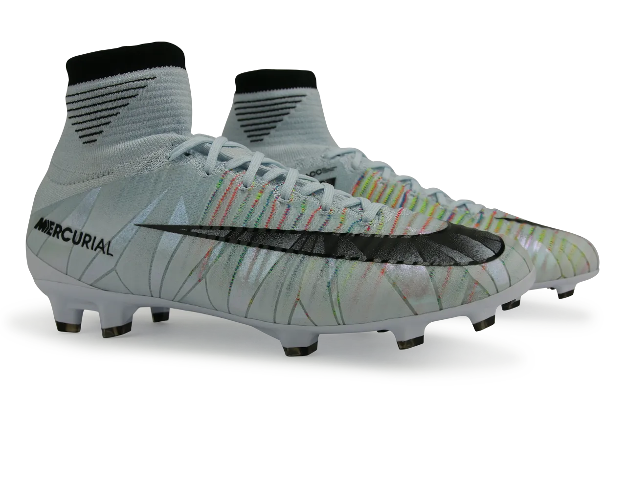 Nike Kids Mercurial Superfly V CR7 Dynamic Fit  FG Blue Tint/Black/White