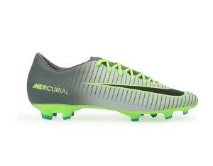 Nike Kids Mercurial Vapor XI FG Pure Platinum/Black/Ghost Green